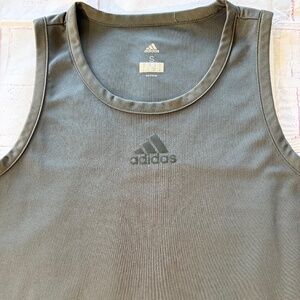 Adidas Grey Logo Tank Top Size Small